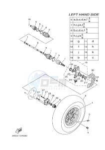 YXZ1000E YXZ10YPXG YXZ1000R EPS (2HC6) drawing FRONT WHEEL