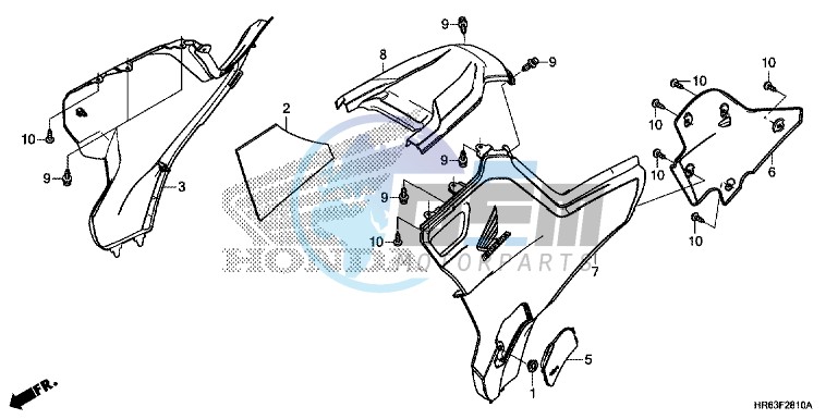 SIDE COVER/ TANK COVER