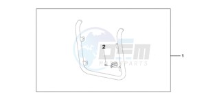 VT750C9 Europe Direct - (ED / MK) drawing CHROME RADIATOR