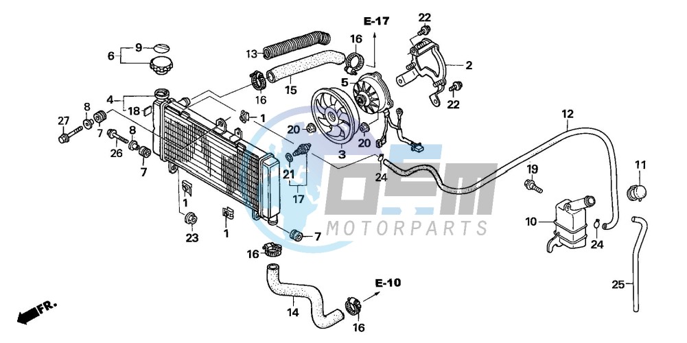 RADIATOR (CBF600S6/SA6)