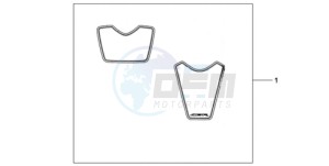 CBR1000RA9 Europe Direct - (ED / ABS MME) drawing RACING STICKERSSET