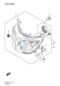 DL650 ABS V-STROM EU drawing HEADLAMP