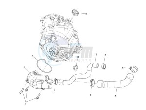 GTS 300 ie Super (EMEA, APAC) (AU, HK, IN, IT, J, SG, TW, UK) drawing Cooler pump