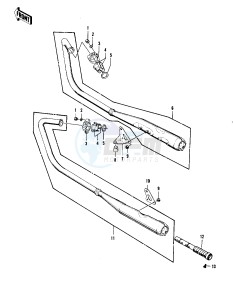 KZ 400 S [SPECIAL] (S) [SPECIAL] drawing MUFFLERS -- 75 S- -