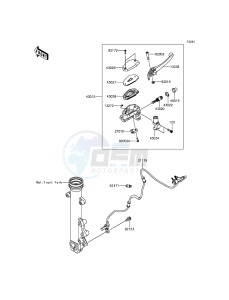 VULCAN S ABS EN650BGF XX (EU ME A(FRICA) drawing Front Master Cylinder