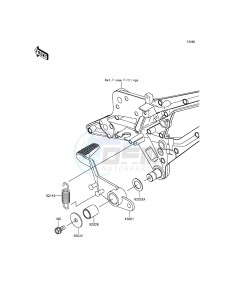 Z800 ZR800AEF FR GB XX (EU ME A(FRICA) drawing Brake Pedal