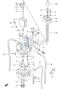 RM80 (E3-E28) drawing CARBURETOR