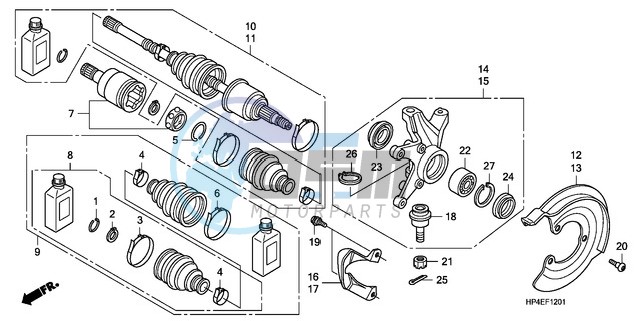 FRONT KNUCKLE (4WD)