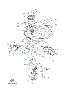 MT07A MT-07 ABS 700 (1XB9) drawing FUEL TANK