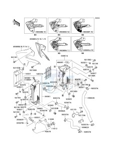 KLX 300 A [KLX300R] (A2-A6) [KLX300R] drawing RADIATOR