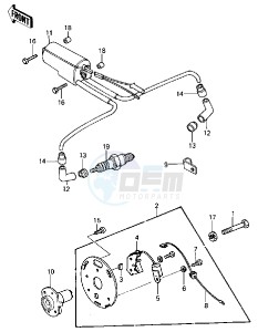 KZ 440 B (B1) drawing IGNITION -- 80 B1- -