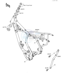 KX 80 N [BIG WHEEL] (N1) [BIG WHEEL] drawing FRAME