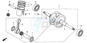 SFX50 drawing CRANKSHAFT/PISTON