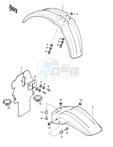 KX 420 A [KX420] (A1-A2) [KX420] drawing FENDERS