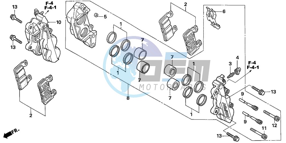 FRONT BRAKE CALIPER