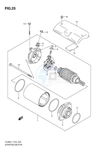 VL800 (E2) VOLUSIA drawing STARTING MOTOR