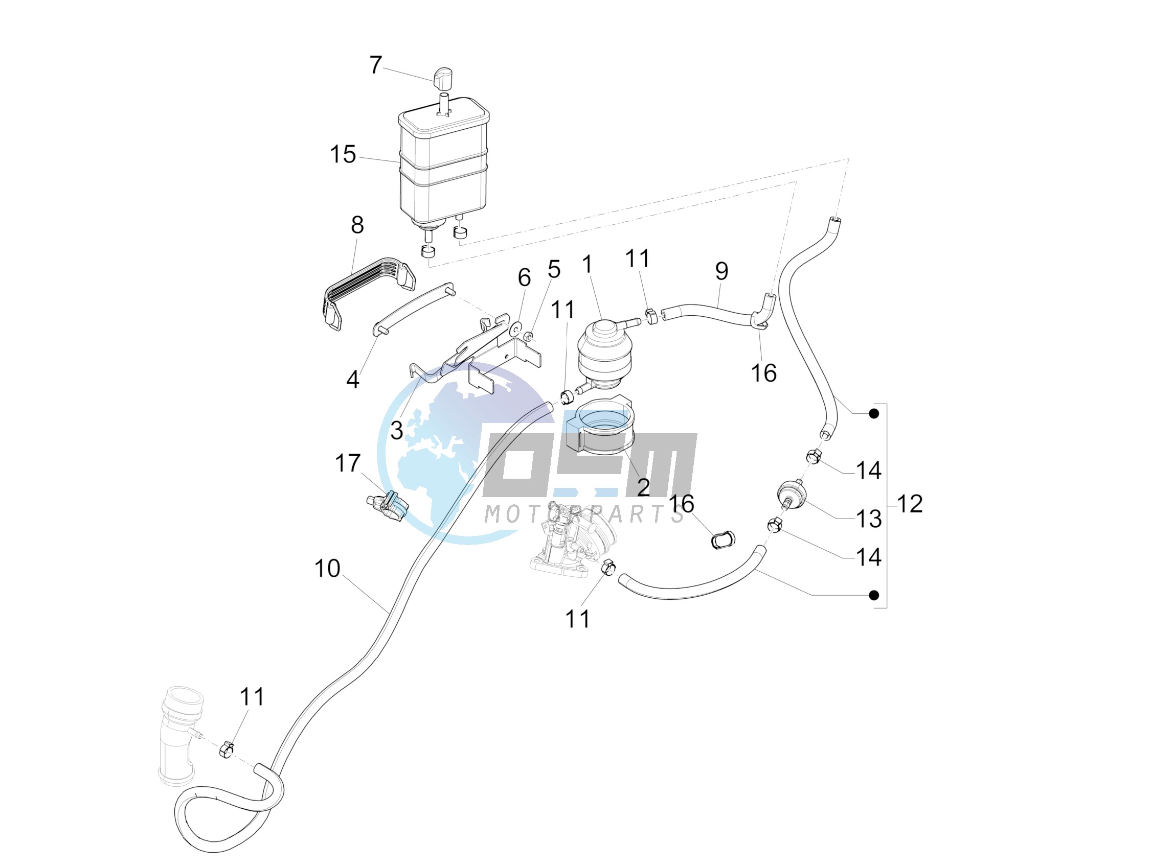 Anti-percolation system