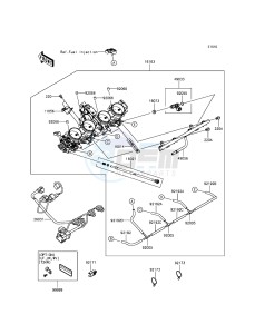 1400GTR ABS ZG1400EFF FR GB XX (EU ME A(FRICA) drawing Throttle