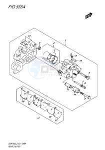 GSR750Z EU drawing REAR CALIPER