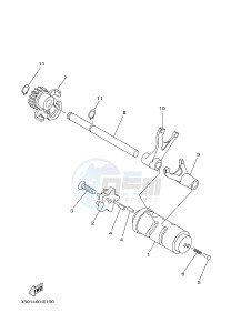 T110C (40B6) drawing SHIFT CAM & FORK