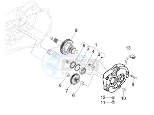 Fly 50 4t (USA) drawing Reduction unit