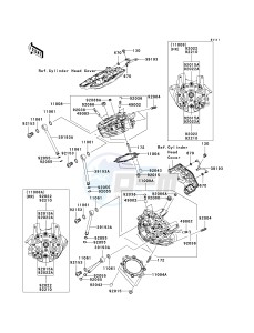 VN 2000 J [VULCAN 2000 CLASSIC LT] (8F-9F) 0J9F drawing CYLINDER HEAD