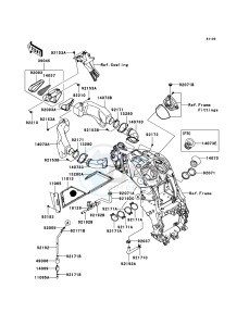 ZZR1400 ABS ZX1400B6F FR GB XX (EU ME A(FRICA) drawing Air Cleaner