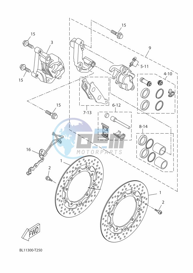 FRONT BRAKE CALIPER