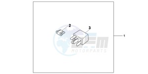 NC700SDD NC700S Dual Cluth ABS 2ED drawing KIT  RELAY SET