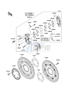 VERSYS_1000 KLZ1000ADF FR GB XX (EU ME A(FRICA) drawing Front Brake