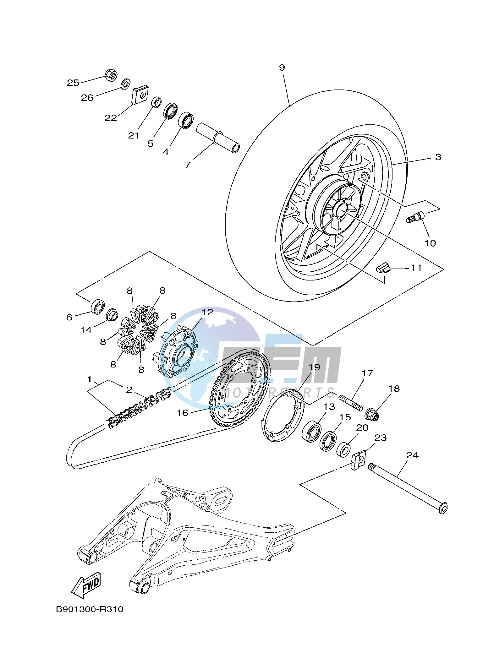 REAR WHEEL