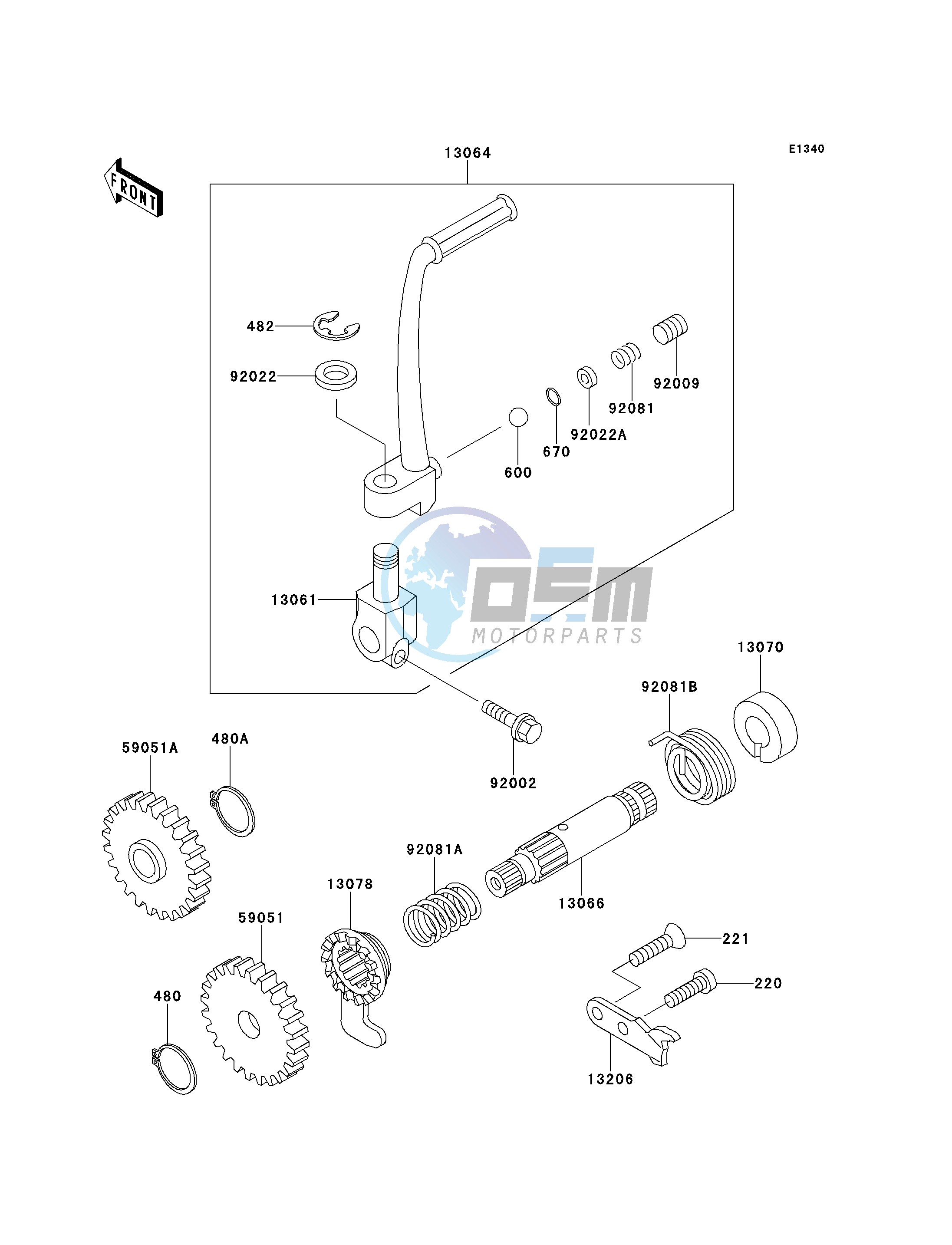 KICKSTARTER MECHANISM