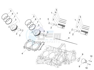 RSV4 1000 Racing Factory L.E. USA-CND (NAFTA) drawing Cylinder - Piston