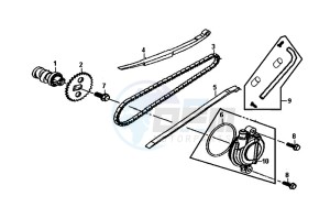 ALLO 50 (25 KM/H) (AJ05WA-NL) (L8-M0) drawing CAM SHAFT-CYL. HEAD L. SIDE COVER / ALLO 50 (25 KM/H) (AJ05WA-NL) (L8-M0)