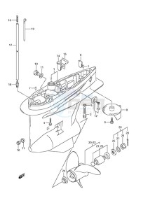 DF 150 drawing Gear Case