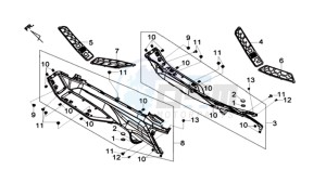 MAXSYM 600 I ABS EXECUTIVE EURO4 L7 drawing FOOTREST