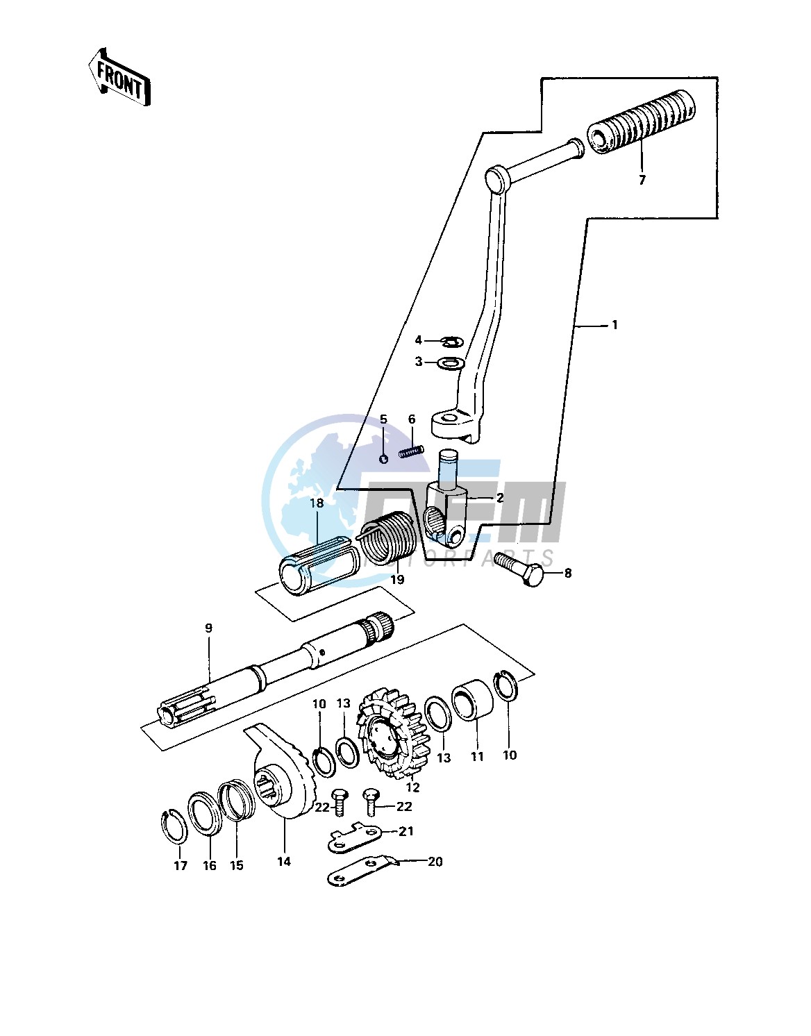 KICKSTARTER MECHANISM