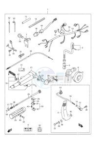 DF 9.9 drawing Tiller Handle