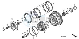 CBR600RA9 Korea - (KO / ABS MK) drawing CLUTCH