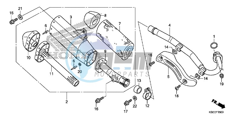 EXHAUST MUFFLER