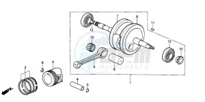 C90CW 70 drawing CRANKSHAFT/PISTON