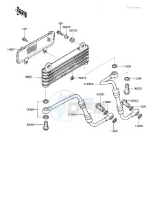 ZX 600 B [NINJA 600RX] (B1) [NINJA 600RX] drawing OIL COOLER