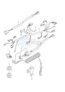 DF 9.9 drawing Electrical Non-Remote Control