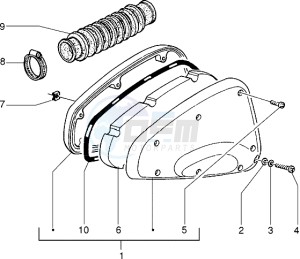 NRG 50 drawing Air Cleaner