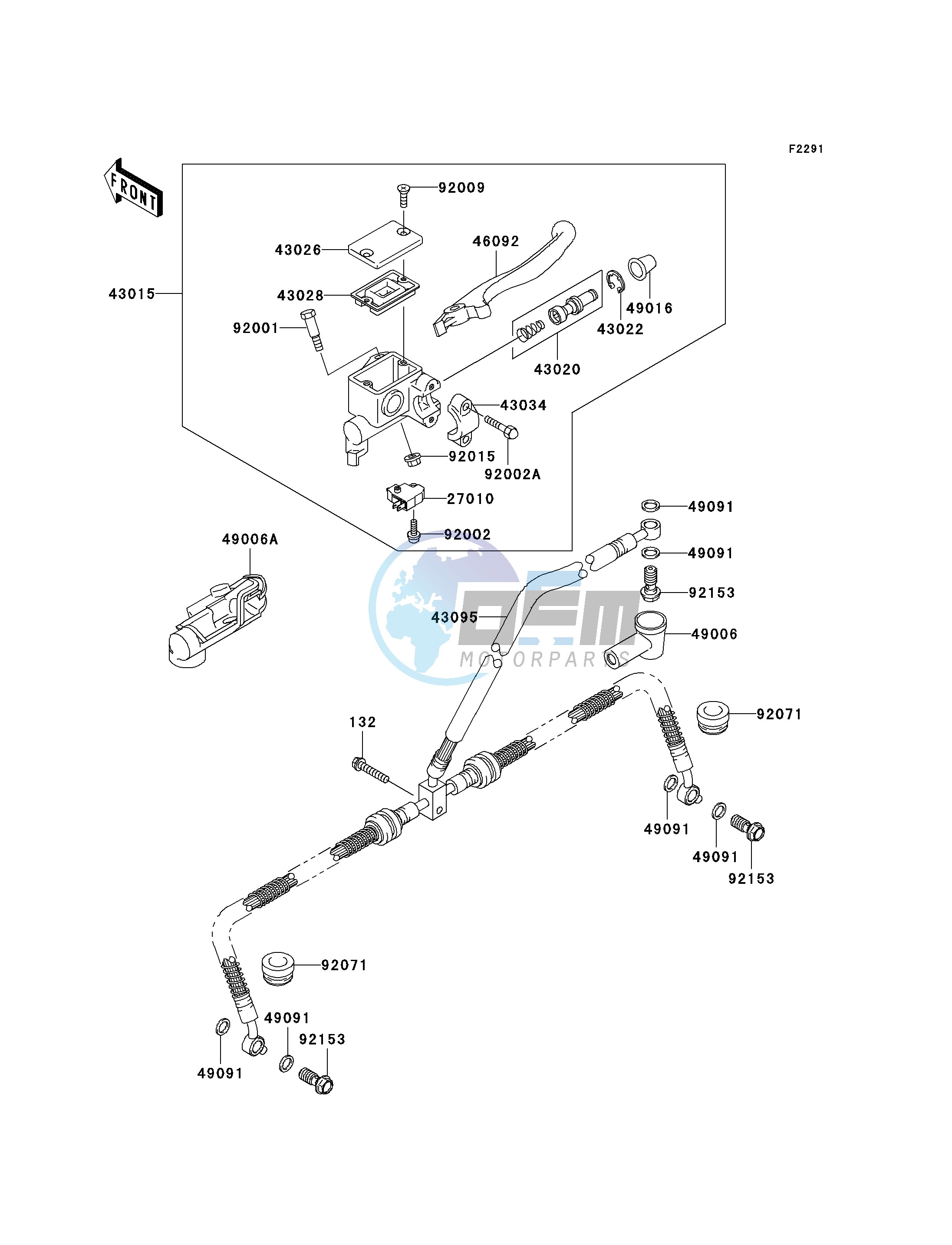 FRONT MASTER CYLINDER