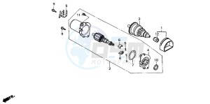 SH50 drawing STARTING MOTOR