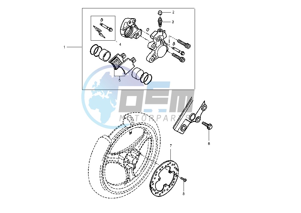 FRONT BRAKE CALIPER