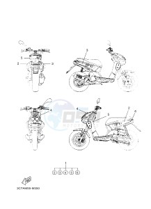 EW50N STUNT NAKED (3C7B) drawing GRAPHIC & EMBLEM