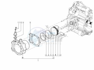 MP3 500 SPORT BUSINESS ABS E3-E4 (NAFTA)2 drawing Cylinder-piston-wrist pin unit