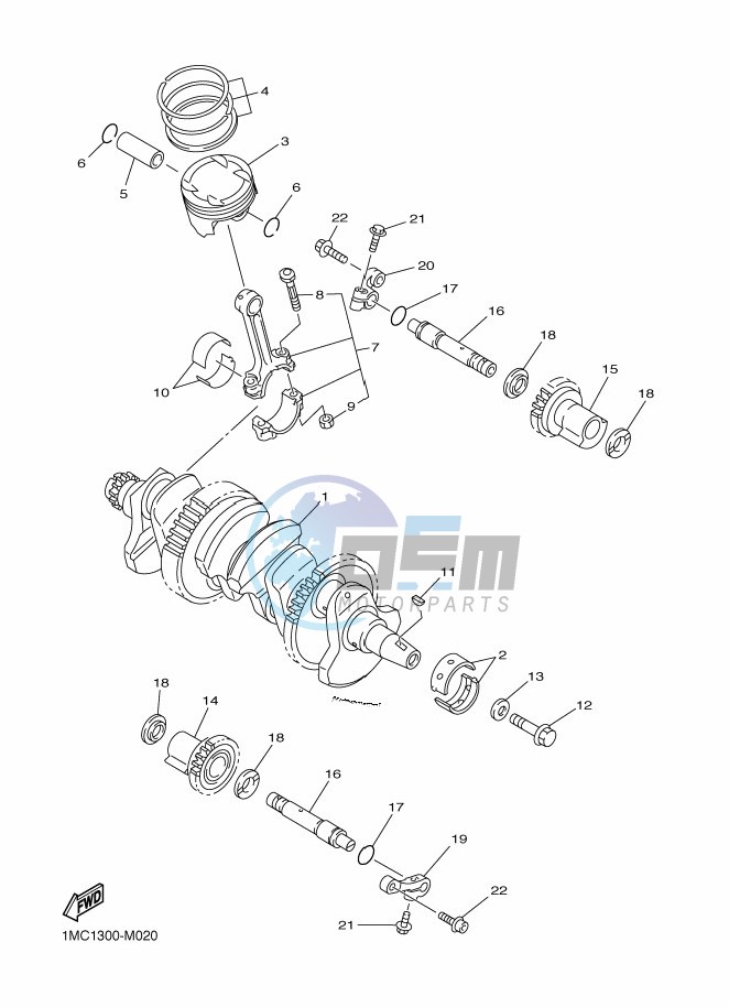 CRANKSHAFT & PISTON